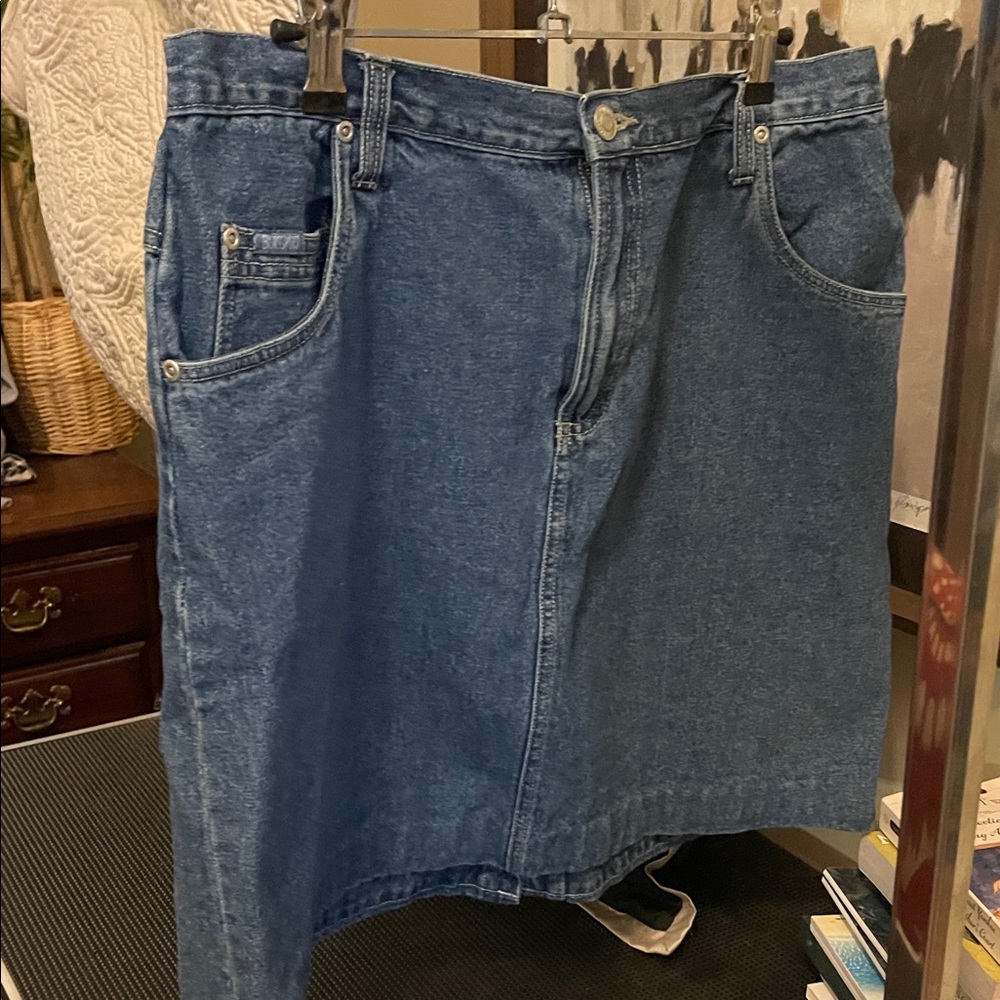 Blue Denim Skirt Blasssport xl